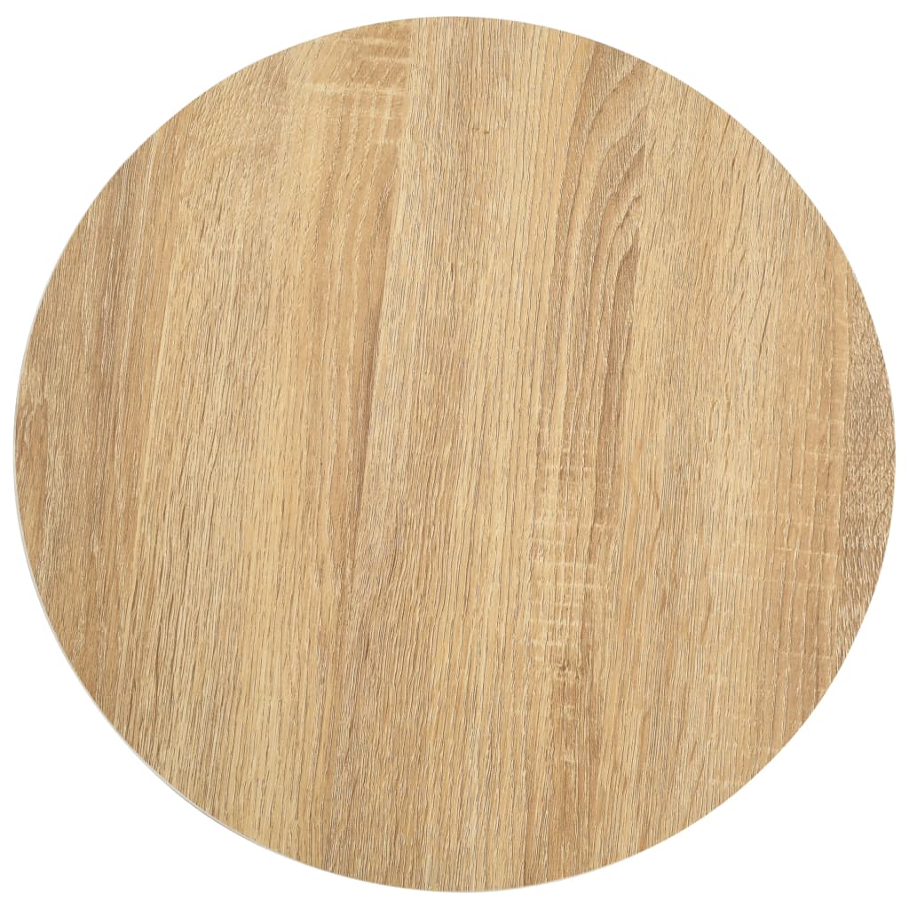 Mesa De Bistró Mdf Marrón Claro 40 Cm_0