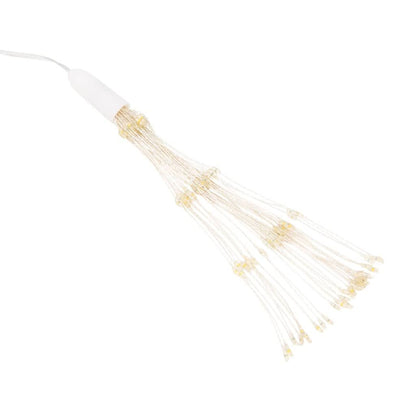 Vidaxl Luces De Navidad De Estrellas 140 Led Blanco Cálido 17 Cm_4