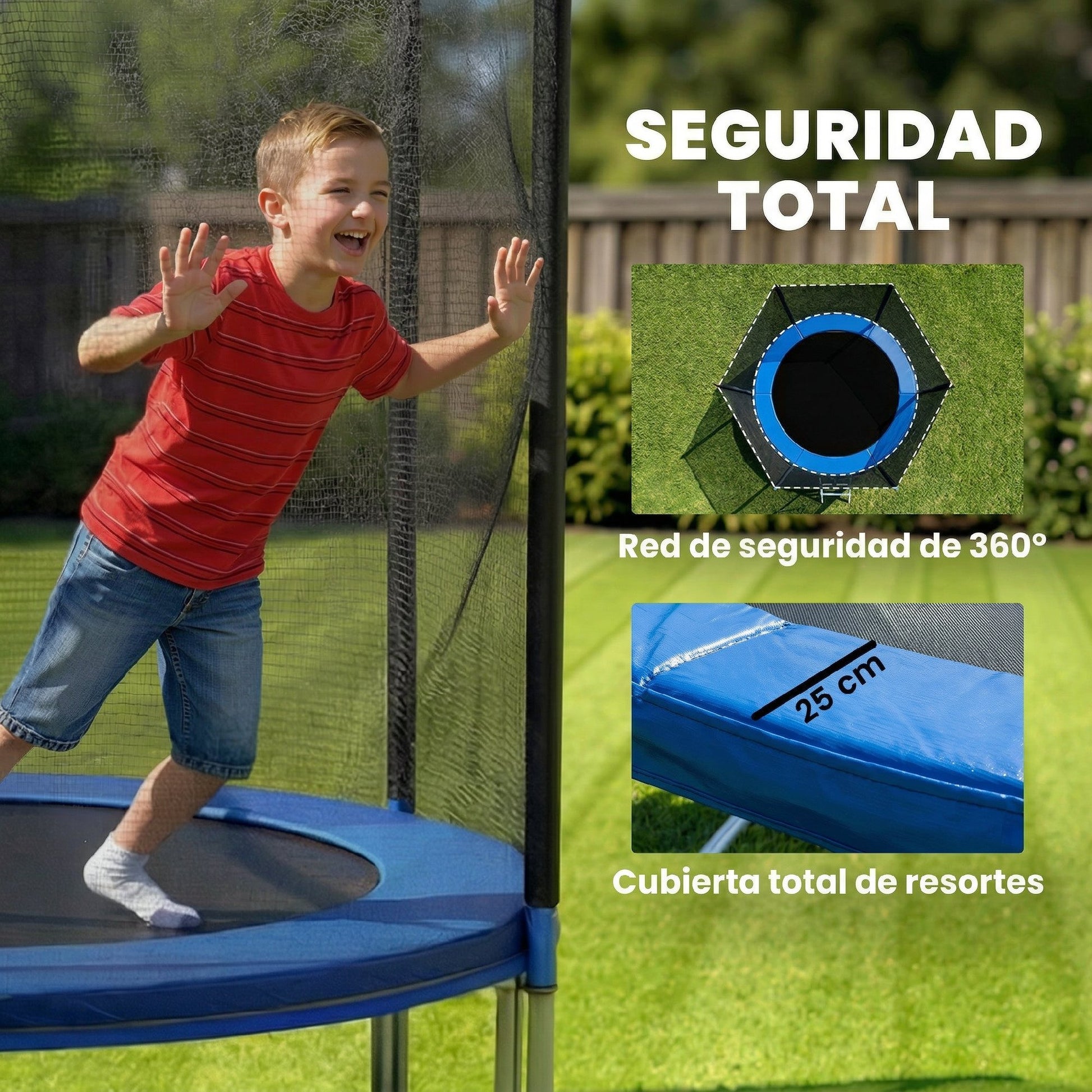 Sportnow Cama Elástica Para Niños Exterior Ø366 Cm_4