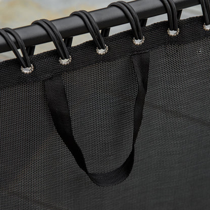 Outsunny Tumbona Plegable Y Ajustable De 4 Posiciones Con Sistema De Cordones_3