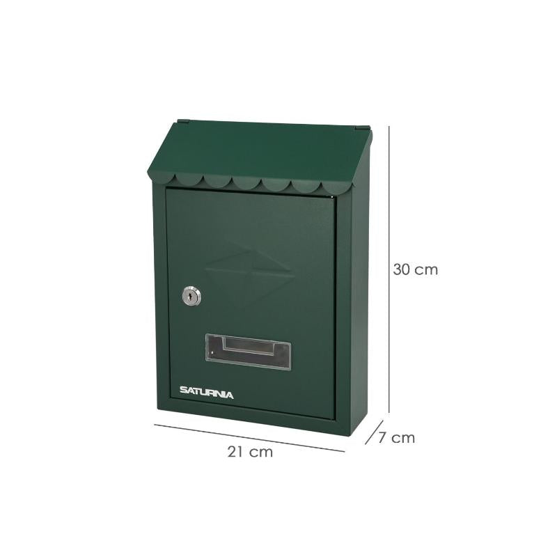 Buzon Exterior 205 X 300 X 70 Mm. Verde_1