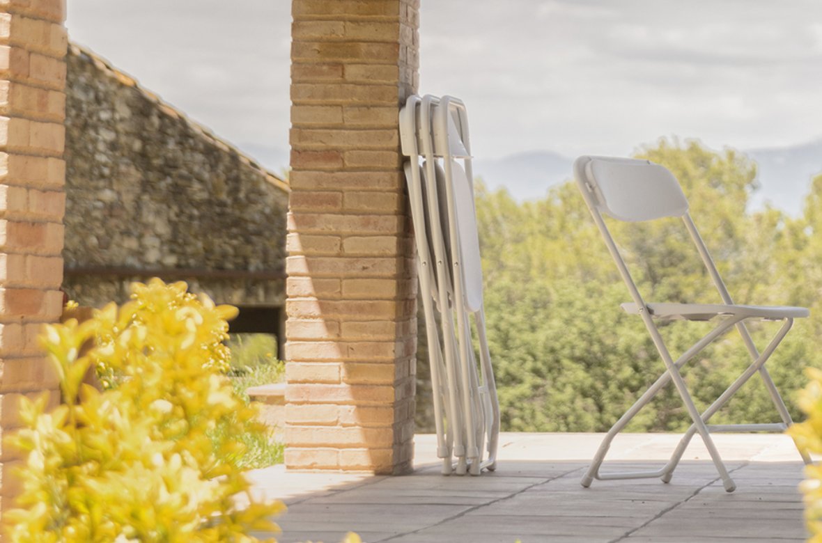 Zown Set 8 Sillas Plegables Eventos Alexchair Blanco Polipropileno_1