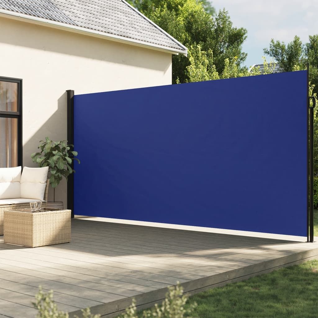 Vidaxl Toldo Lateral Retráctil Azul 220x600 Cm_1