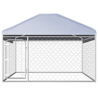 Perrera De Exterior Con Techo 200x200x135 Cm_0
