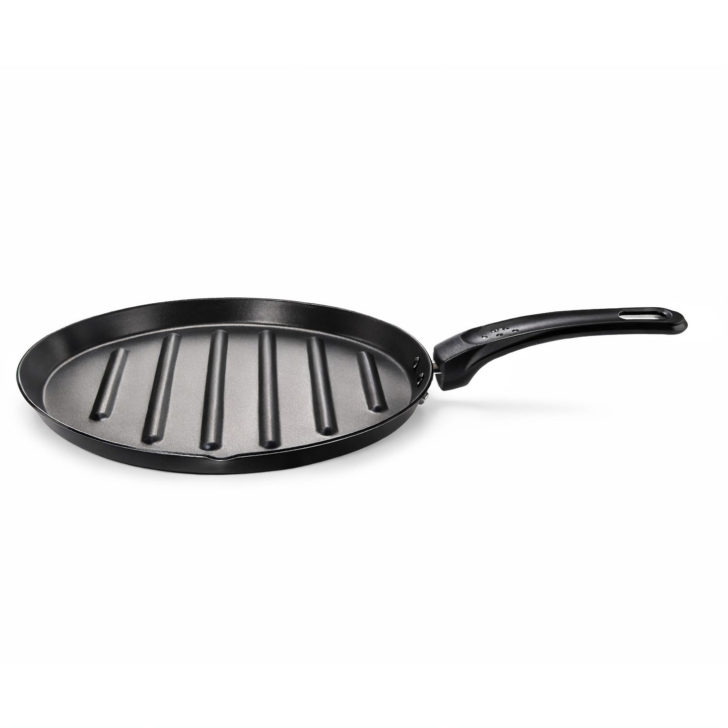 Briebe Grill Asador Sartén Inducción Acero Forjado 28cm Antiadherente Sin Pfoa, Fabricada En España, Mare, Azul_4