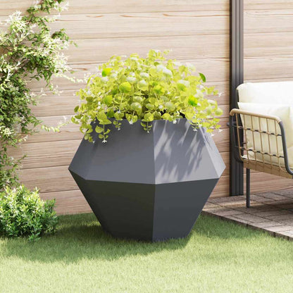 Jardinera Gris Antracita 100 X 100 X 80 Cm Acero_1