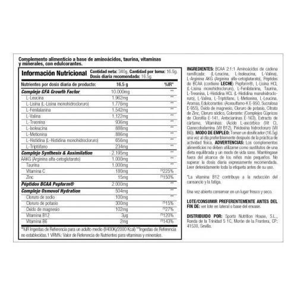 Gfa Growth Factor 340 Gr Naranja