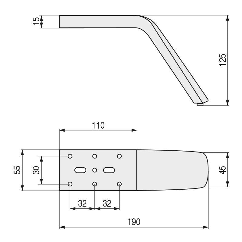 Cerradura Tesa 2210/28/ssi Sin Cerradero Sin Escudo