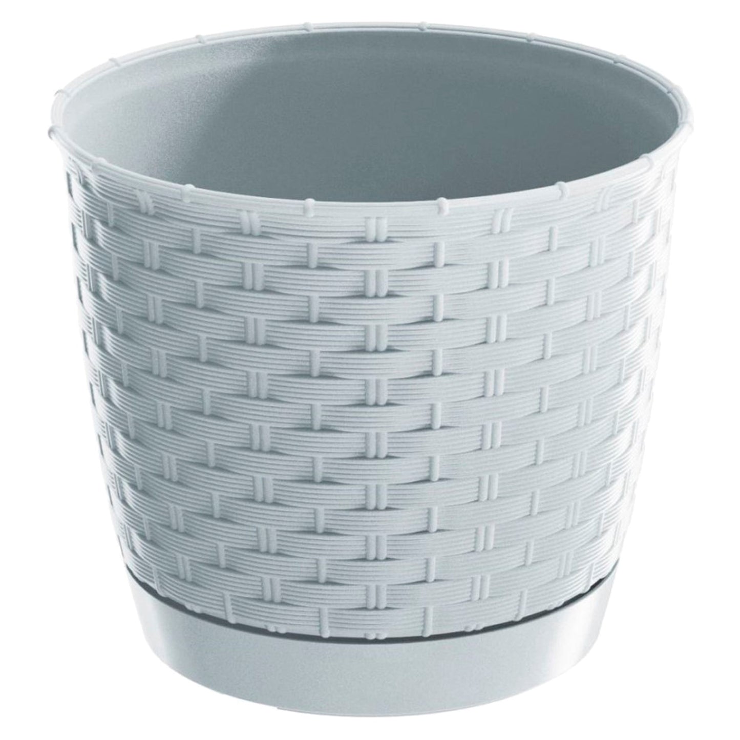 Maceta Ratolla Round 11l., Dimensiones (mm) 300x300x264, Color Blanco_0