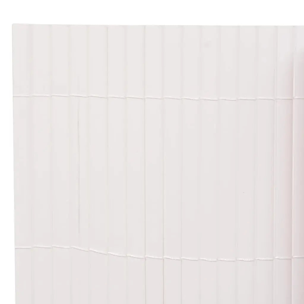 Valla De Jardín De Doble Cara Blanco 110x500 Cm / Vetonek_2