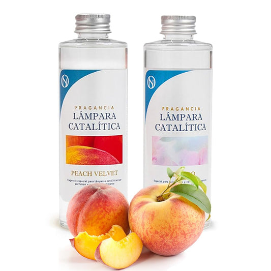 Pack Ahorro 2x Fragancia Lámpara Catalítica: 1 Aroma Peach Velvet 500ml + Limpiador Neutro 200ml_0