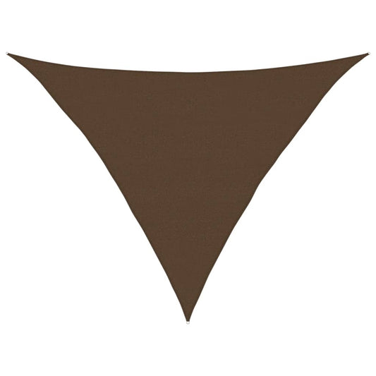 Vidaxl Toldo De Vela Marrón Hdpe 160 G/m² 5x5x6 M_0