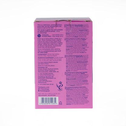 Fish4dogs Mousse Para Perro Sin Cereales – Pescado Blanco Y Salmón 100 G (pack De 6)_2