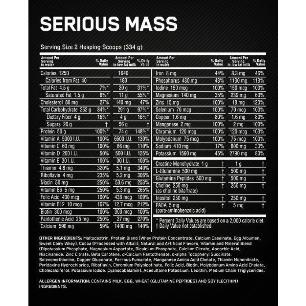 Serious Mass 2.72 Kg Chocolate - Cacahuete_1