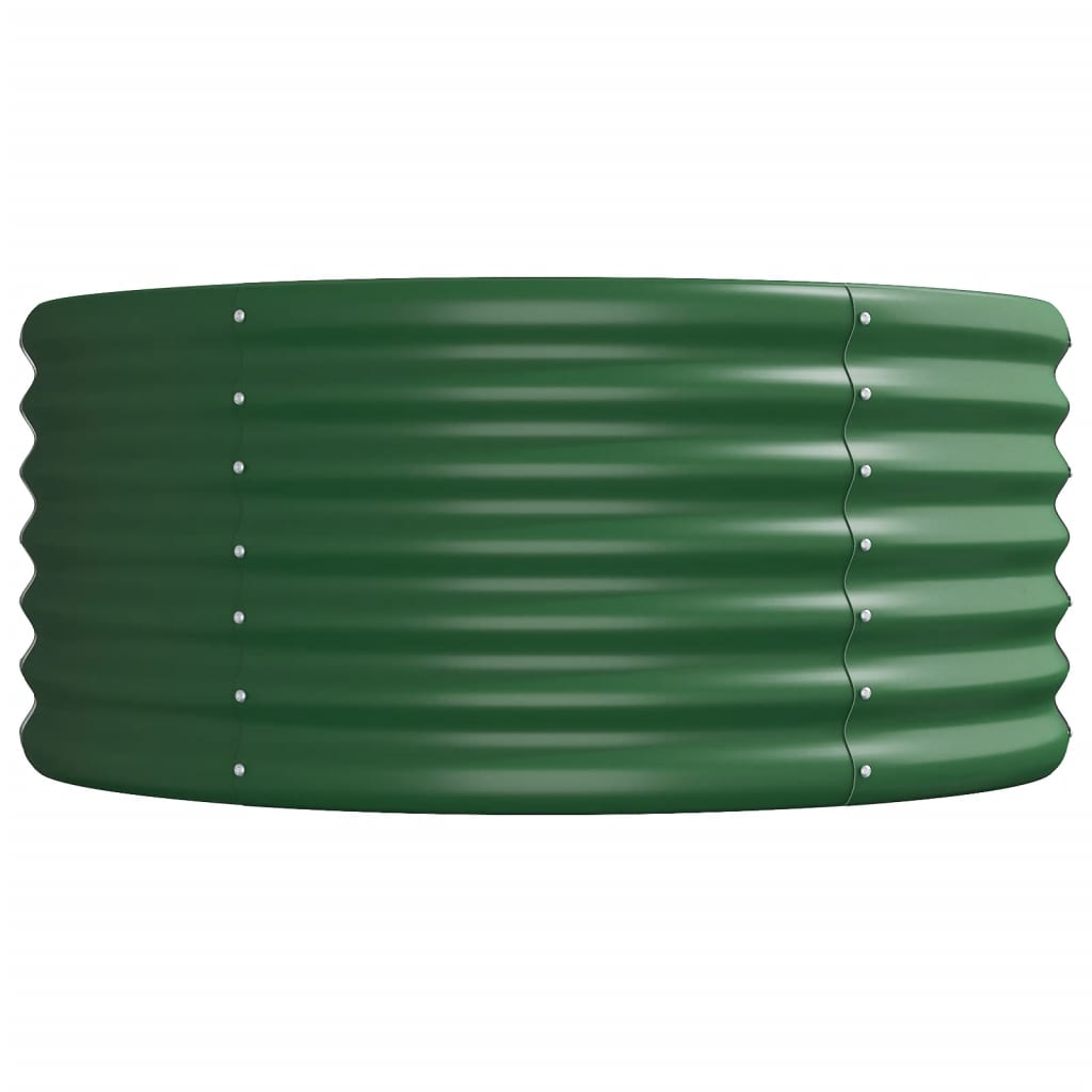 Jardinera Arriate Acero Galvanizado Verde 620x80x36 Cm_3