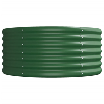Jardinera Arriate Acero Galvanizado Verde 620x80x36 Cm_3