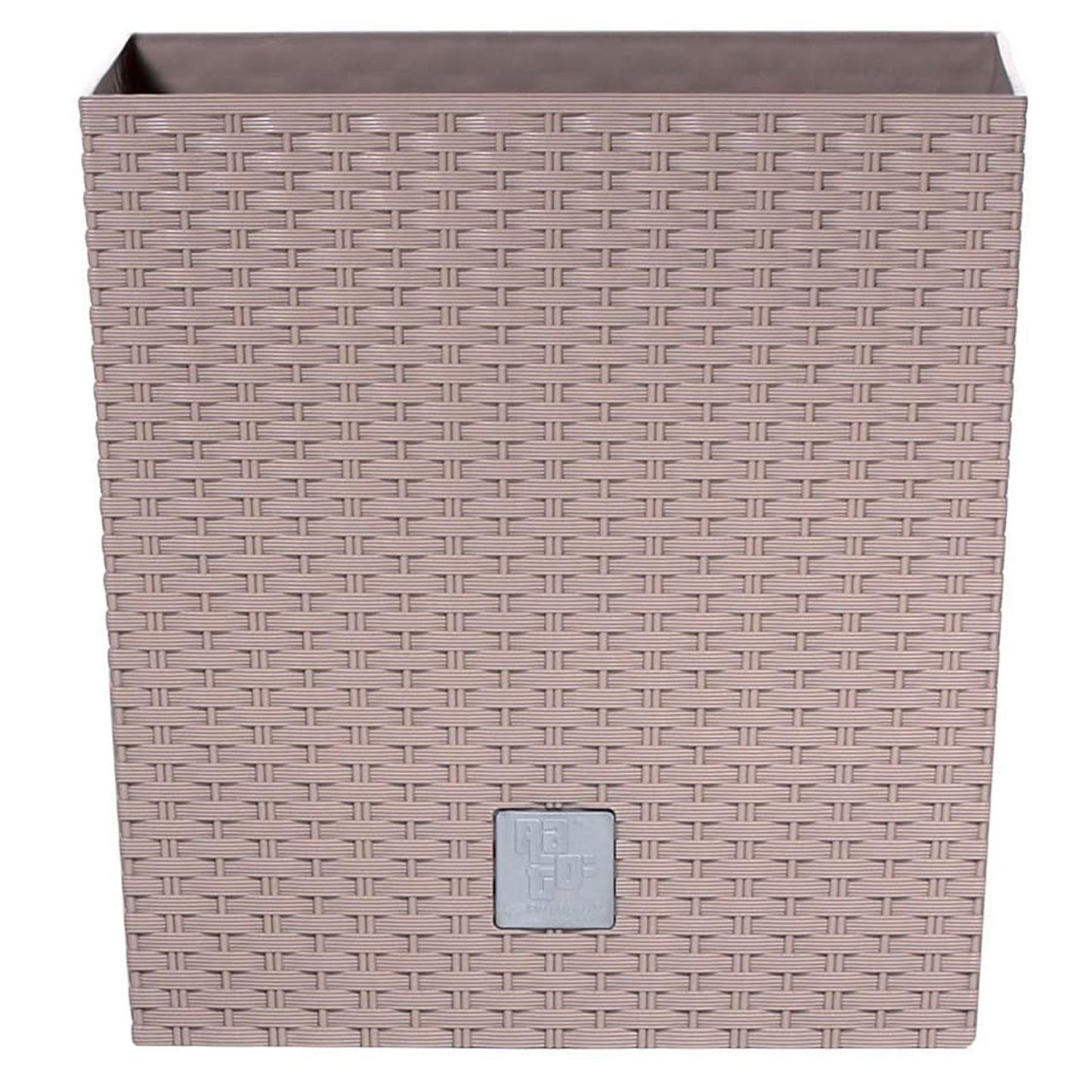 Maceta Rato 10 Litros Con Cubilete Para Plantar En Color Mocca 22,3 X 22,3 X 22,8 Cm._3