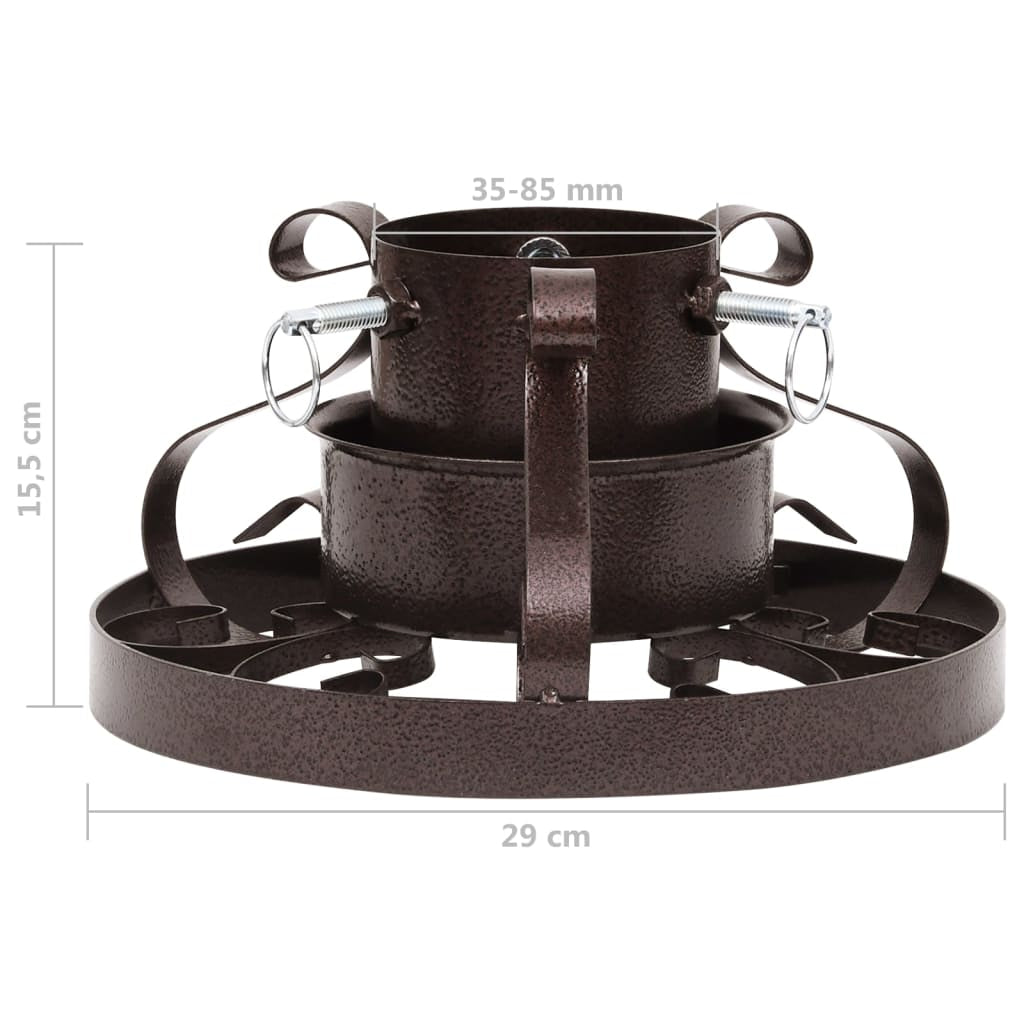 Vidaxl Soporte Para Árbol De Navidad Cobre Envejecido 29x29x15,5 Cm_2