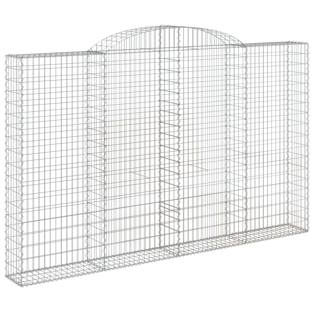 Cestas De Gaviones 2 Uds Forma De Arco Hierro 300x30x180/200 Cm_2