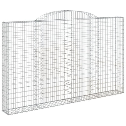 Cestas De Gaviones 2 Uds Forma De Arco Hierro 300x30x180/200 Cm_2