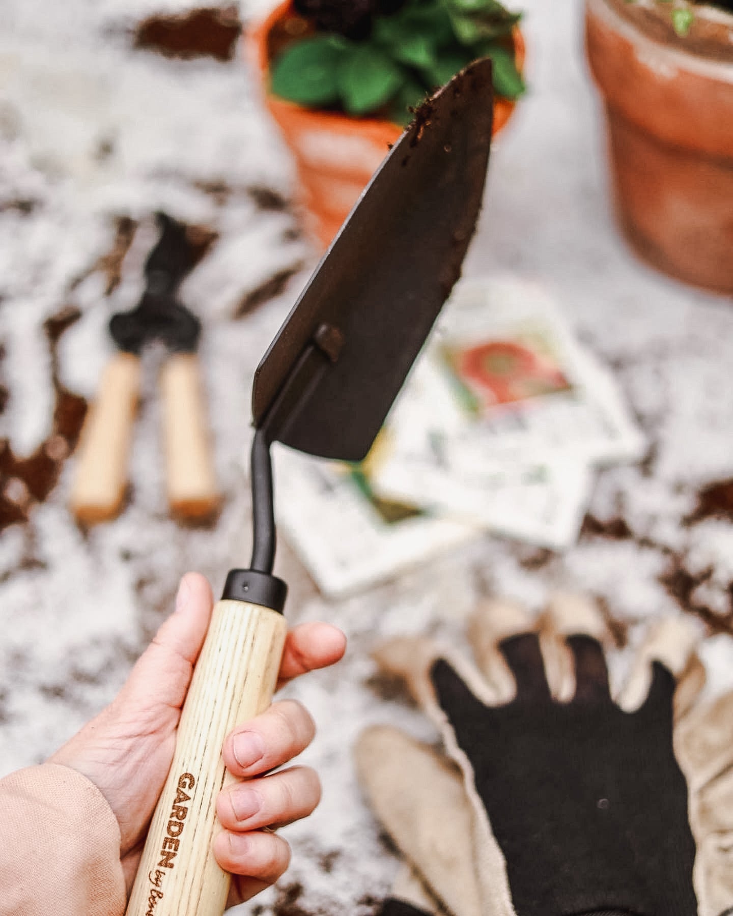 Pala De Mano - Fresno, Metal, Negro, 33 X 6 X 5 Cm_3