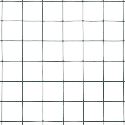 Alambrada De Gallinero Acero Revestimiento Pvc Verde 25x1,5 M / Vetonek_0