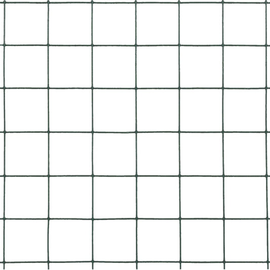 Alambrada De Gallinero Acero Revestimiento Pvc Verde 25x1,5 M / Vetonek_0
