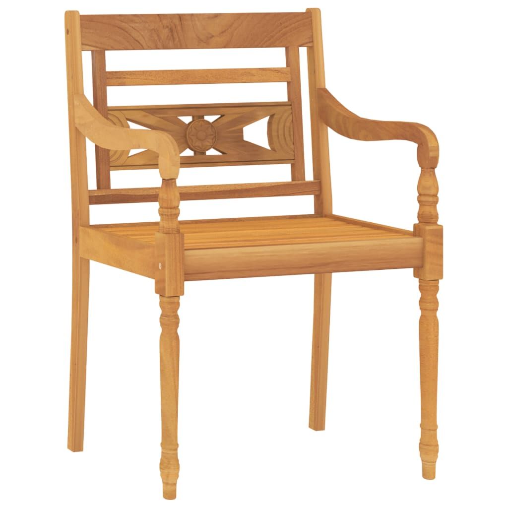 Vidaxl Juego De Comedor Para Jardín 9 Piezas Madera Maciza De Teca_4