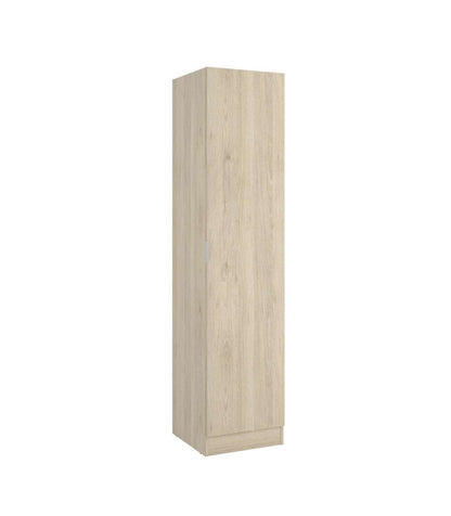 Armario Ropero 1 Puerta Jaen En Acabado Natural 40.5 Cm(ancho) 184 Cm(altura) 52 Cm(fondo)_0