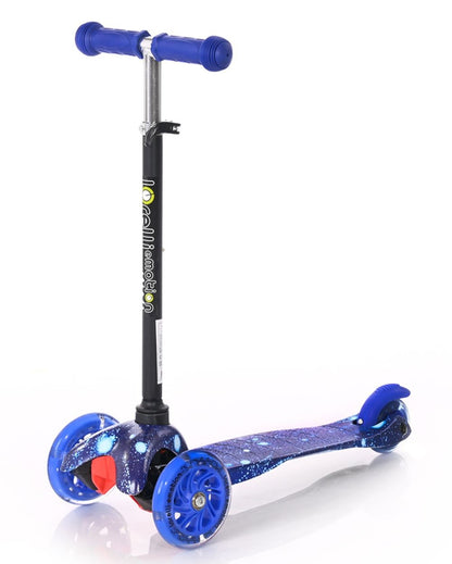 Patinete Infantil Con Luces En Las Ruedas Mini Blue Cosmos_0