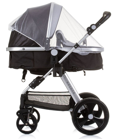 Carrito De Bebé Havana Dúo Convertible Hasta 22 Kg Con Bolso Y Mosquitera Obsidian Silver_3