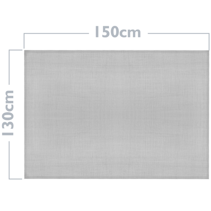 Mosquitera Ajustable Con Velcro Para Ventanas Color Negro 130 X 150 Cm_1