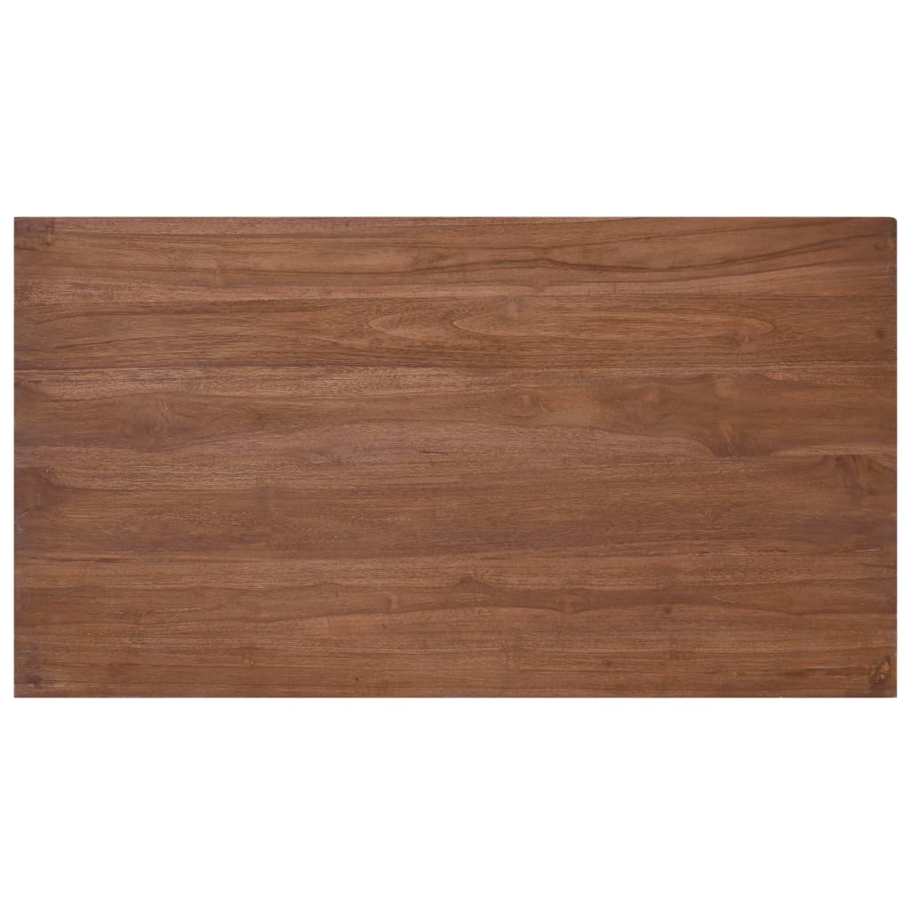 Mesa De Centro De Madera Maciza De Teca 110x60x40 Cm_4