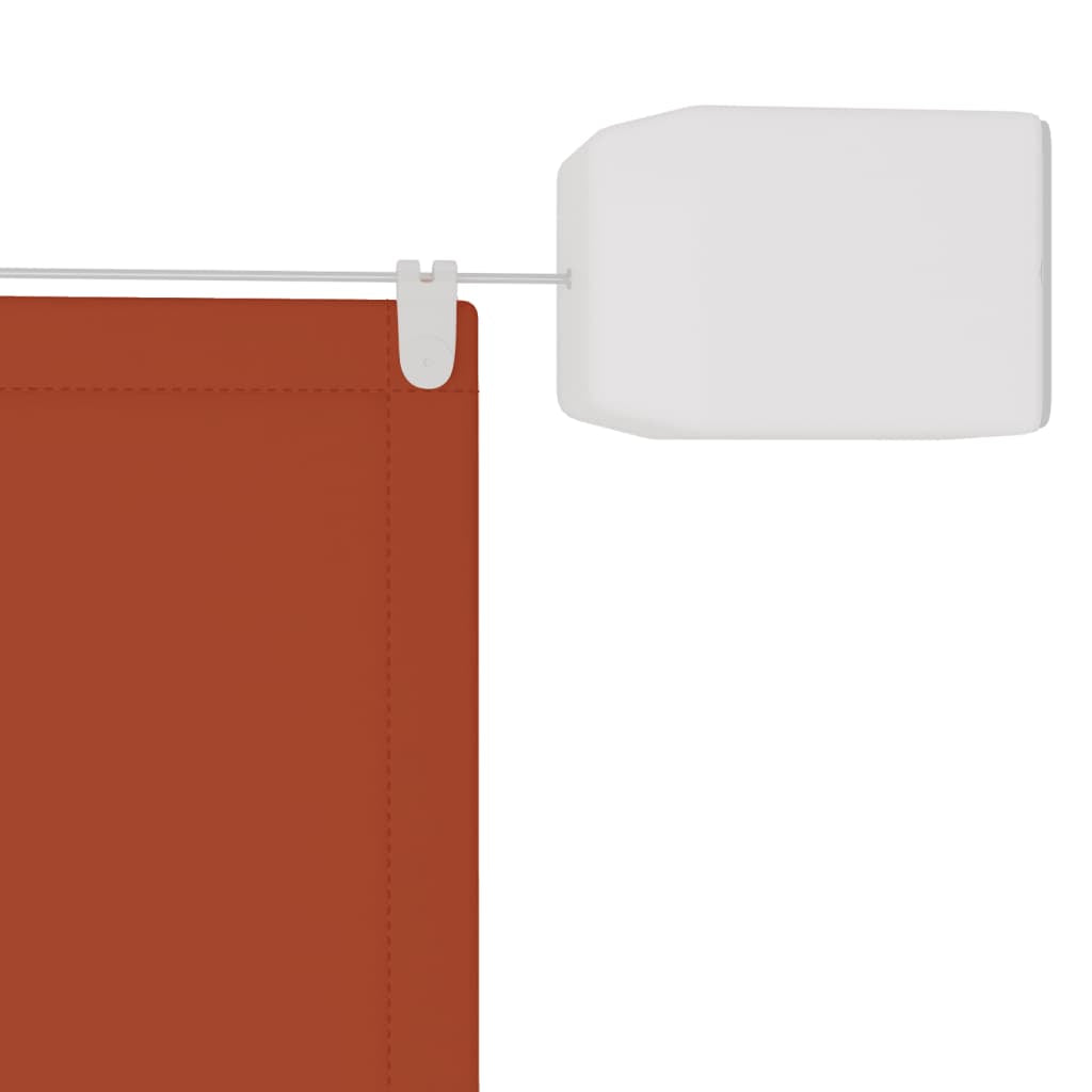 Vidaxl Toldo Vertical Terracota Tela Oxford 180x420 Cm_3