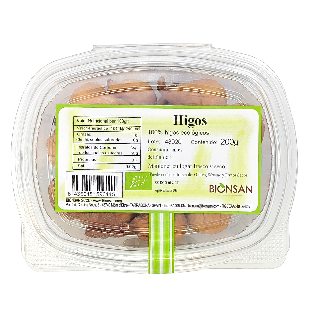 Higos Deshidratados Eco Bionsan Proximidad 200gr_0