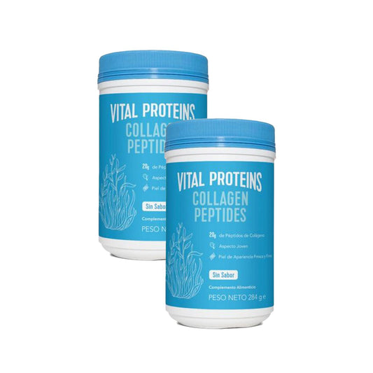 Pack 2 x Vital Proteins - Péptidos de colágeno sin sabor - 284 g