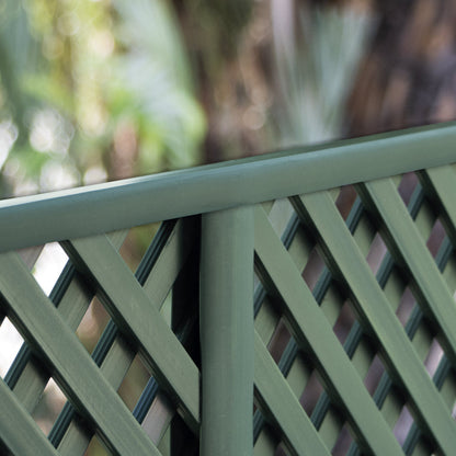 Perfil Remate Plastico U 2,06 M Verde Pvc Nortene_2