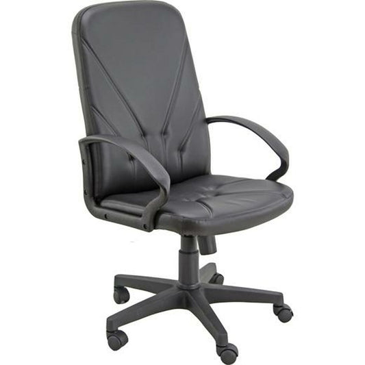 Sillón Dirección  Unisit Dante Cuero Negro_0