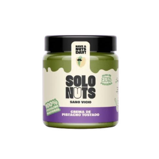 Crema de pistacho nacional 100% Solo Nuts 200g
