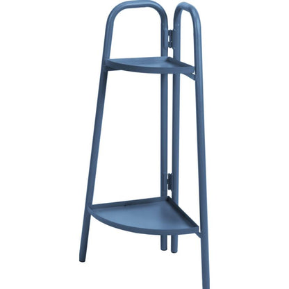 Estanteria Rinconera Acero Plantas Gris Mate Claro