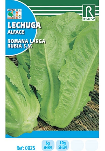 Semillas Lechuga Romana Larga 6g