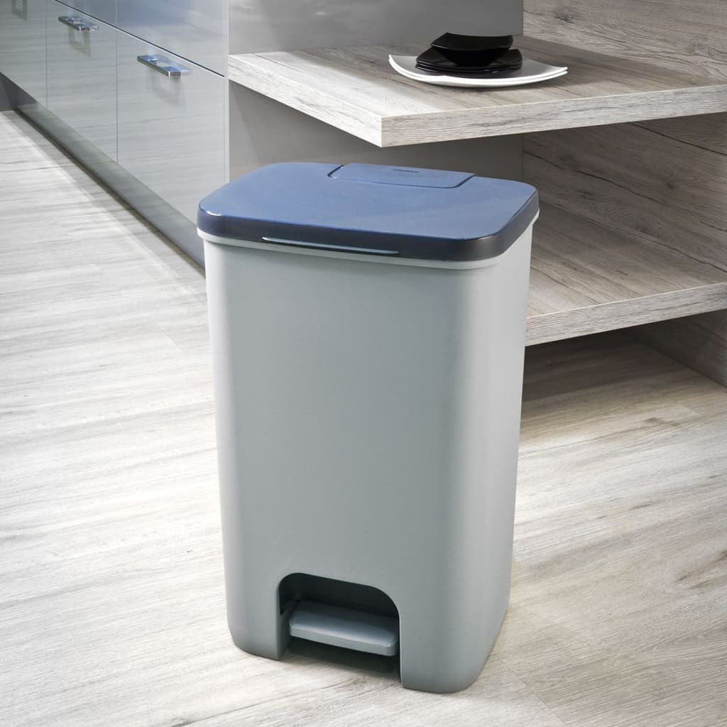 Curver Papelera De Pedal Essentials Gris Claro 40 L_1