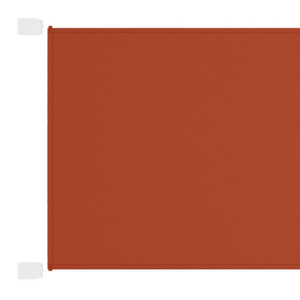 Vidaxl Toldo Vertical Terracota Tela Oxford 180x1200 Cm_0