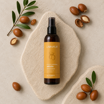 Aceite Corporal de Argán Labnatur 200 ml | Vitamina E | Nutre, Suaviza y Aporta Brillo a Piel y Cabello | Vegano_2