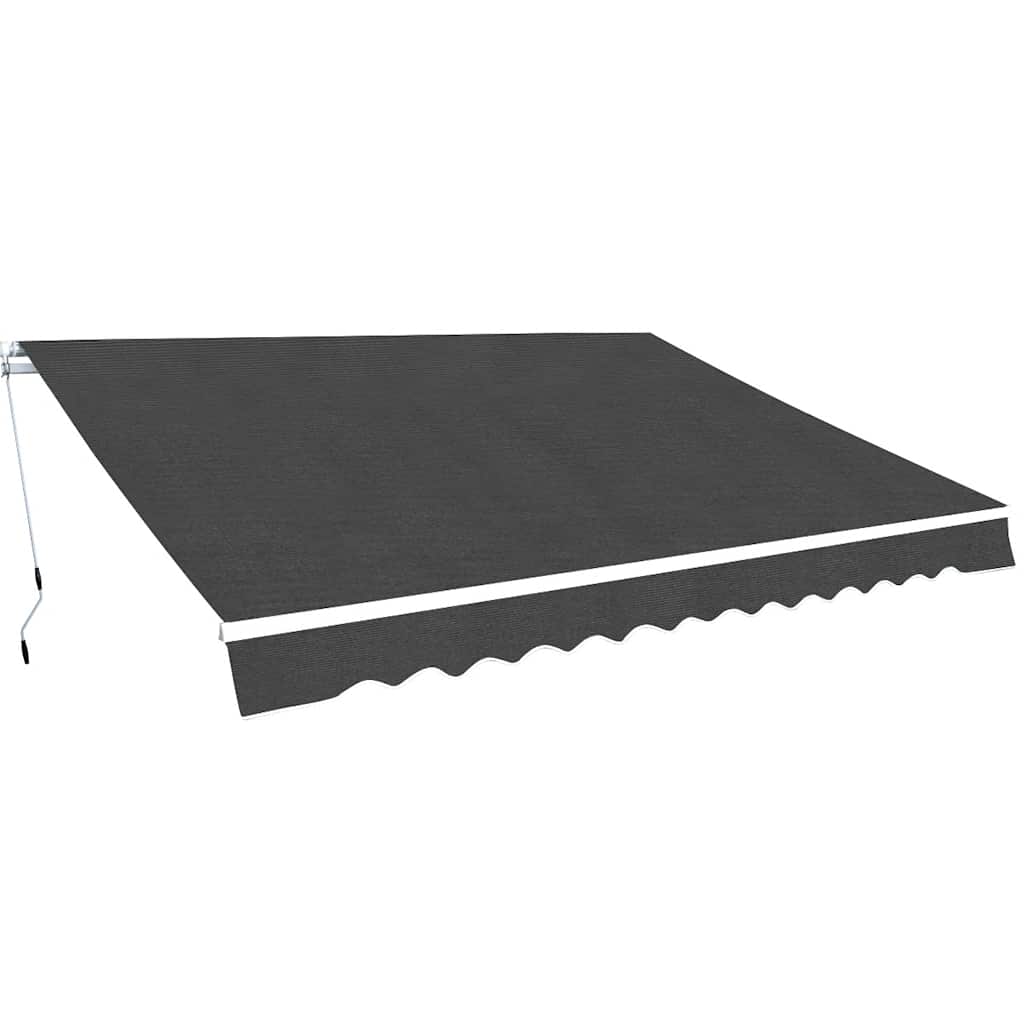 Toldo Plegable De Operación Manual 450 Cm Antracita_1