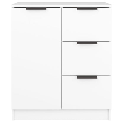 Aparador De Madera Contrachapada Blanco 60x30x70 Cm / Vetonek_0