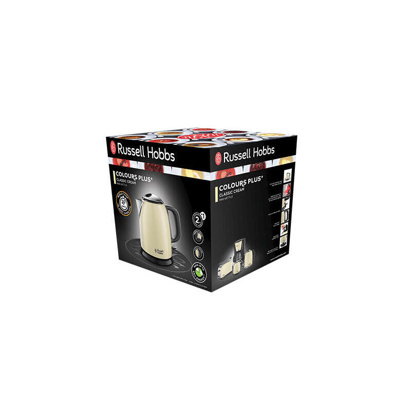 Hervidor De Agua Russell Hobbs 24994-70 Crema / Acero Inoxidable, 1,0 Litro_1