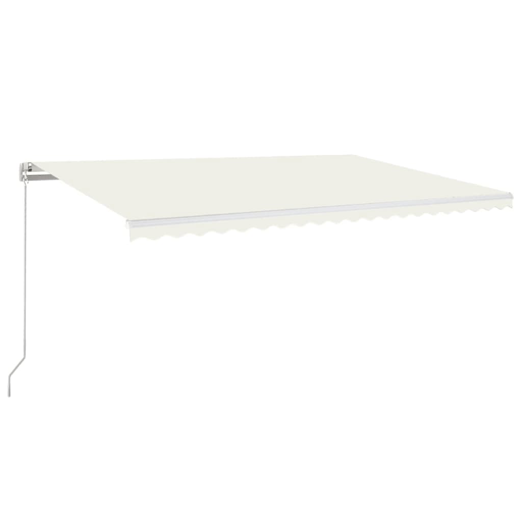 Toldo Retráctil Manual Crema 500x350 Cm_0