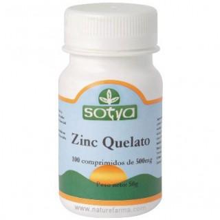 Zinc Quelado Sotya 100 comprimidos