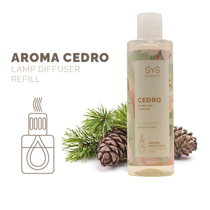 Aroma para Lámpara Catalítica Cedro SYS Aromas 250 ml | Fragancia Amaderada y Oriental_3